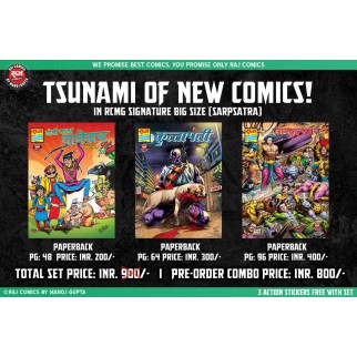 TSUNAMI OF BIG SIZE COMICS SET 